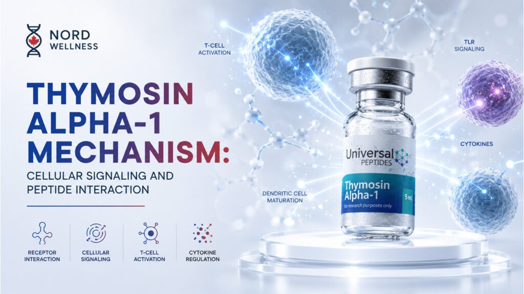 thymosin-alpha-1-mechanism-cellular-signaling-and-peptide-interaction